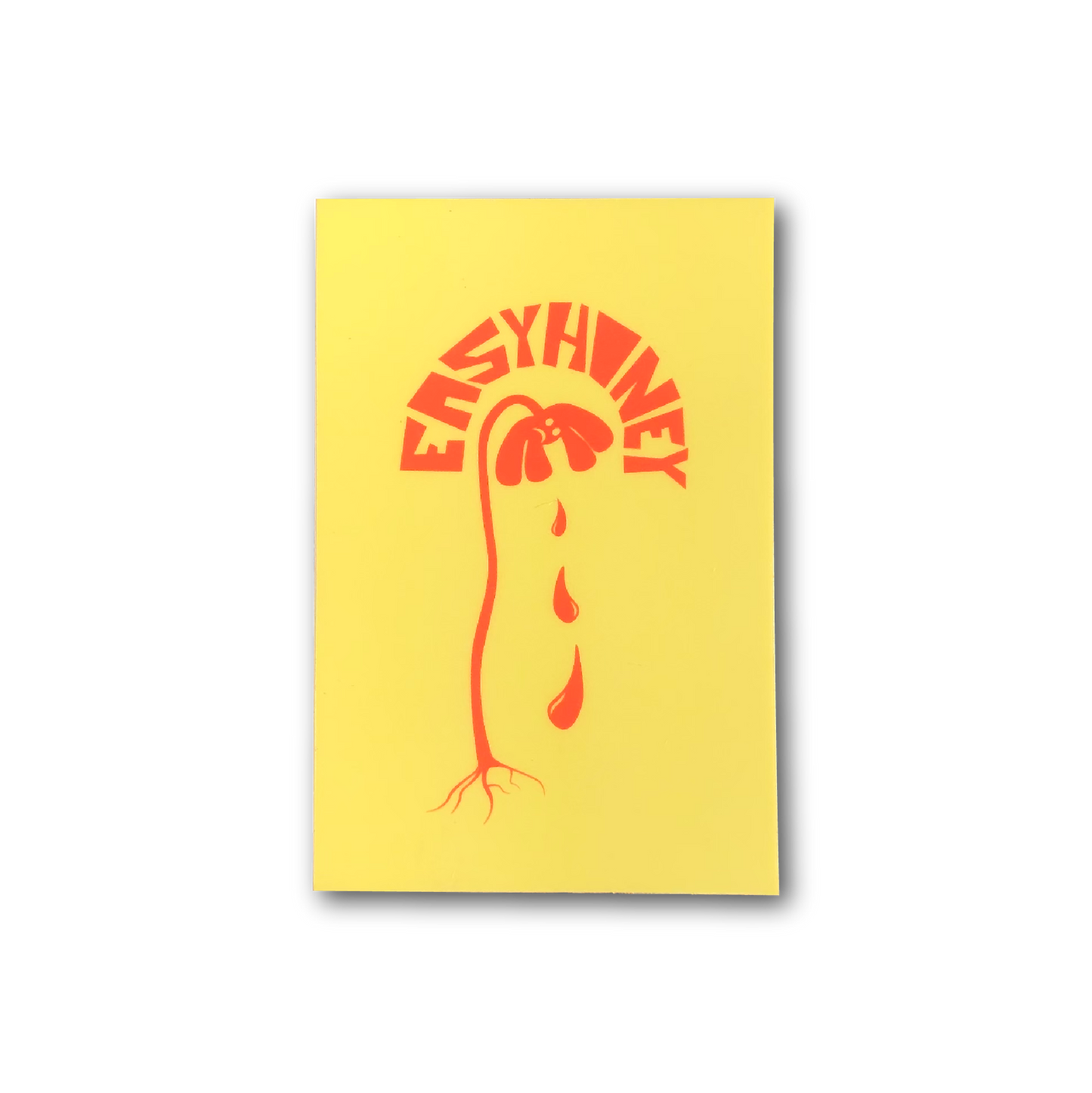 Sad Flower Sticker